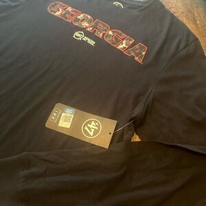 NWT ‘47 Operation Hat Trick‎ LS Black Georgia Bulldogs Camo Logo - S